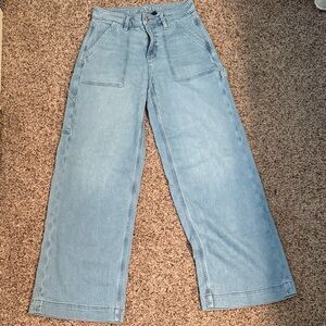 American Eagle Outfitters Light Blue wide leg Jeans